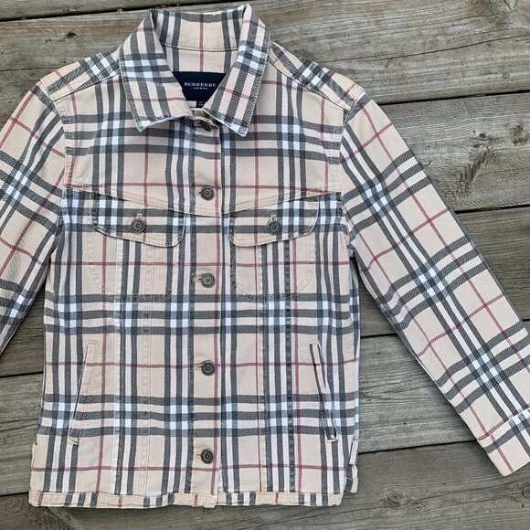 Vintage Burberry London Novacheck Bomber Jacket Size 6 - Picture 1 of 16